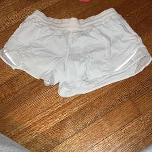 White Lulu shorts